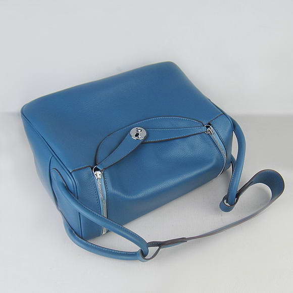 High Quality Replica Hermes Lindy 26CM Shoulder Bag Blue